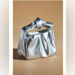 Silver Patent Women's Cluch